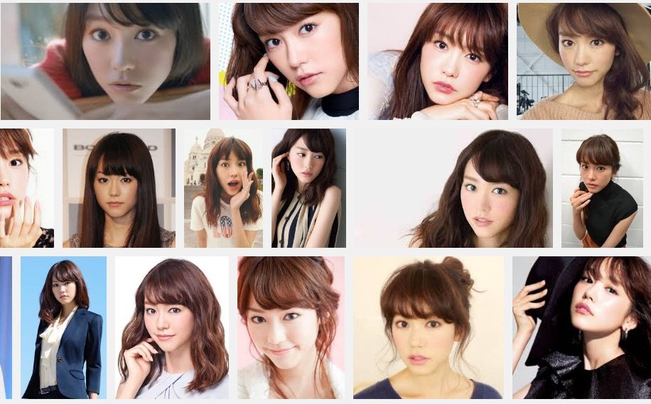 桐谷美玲さんGoogle画像検索スクリーンショット