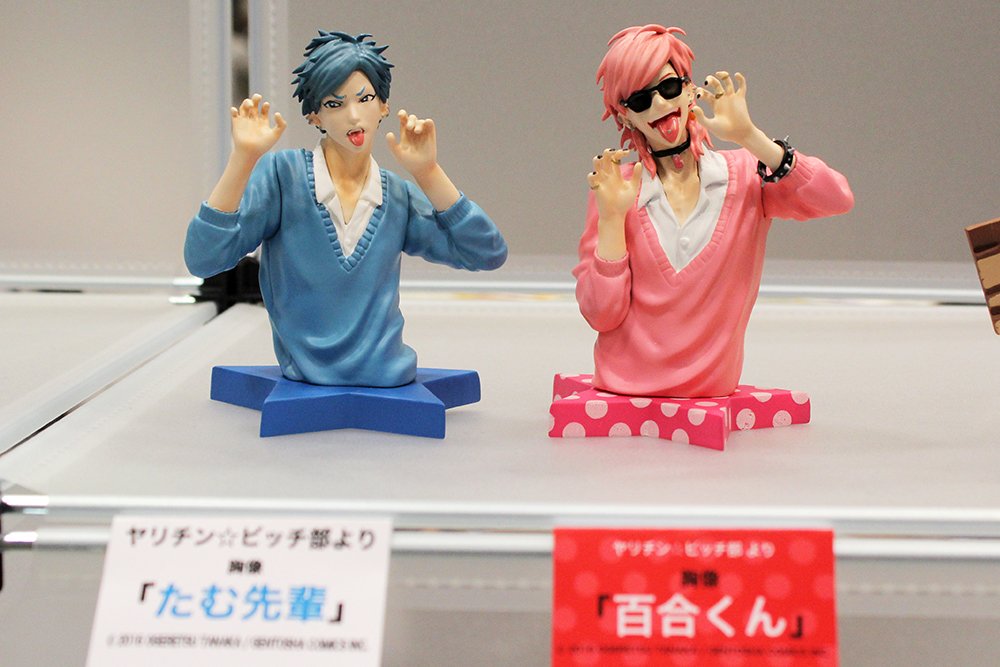 口が開いているフィギュアが好きで、特に口にはこだわっているとのこと