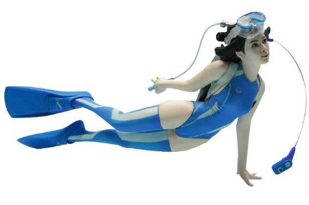 水中ニーソニーソ（Ver.水中専用ニーソ）Sprite 水中ニーソ 水中ニーソニーソ（Ver.ライン・オレンジ） | sprite