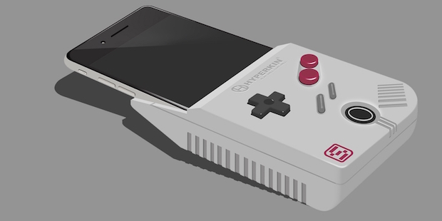 スマホを初代ゲームボーイに変身させる奇跡のガジェットが開発中だぞおお