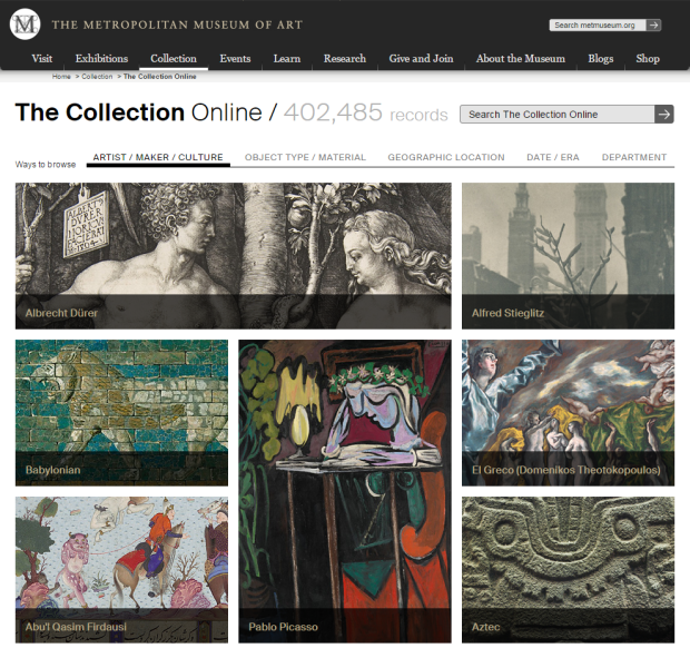 メトロポリタン美術館が40万作品をWeb公開! ダウンロード可能