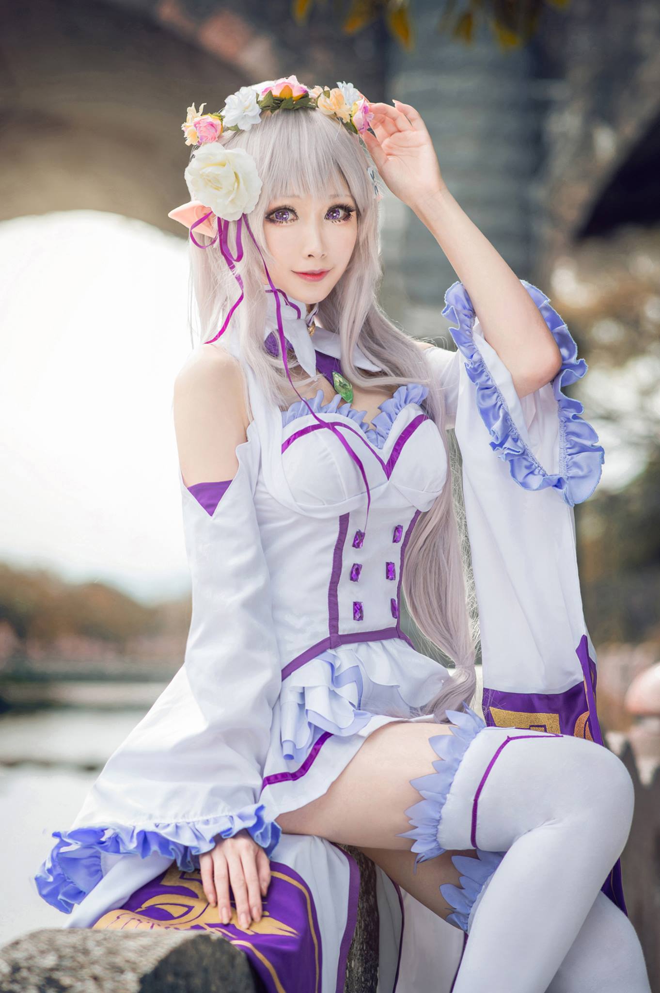 Mon as Emilia from Re:Zero − Starting Life in Another World | World Cosplayers: Mon From Taiwan | Cosplay Gallery | 