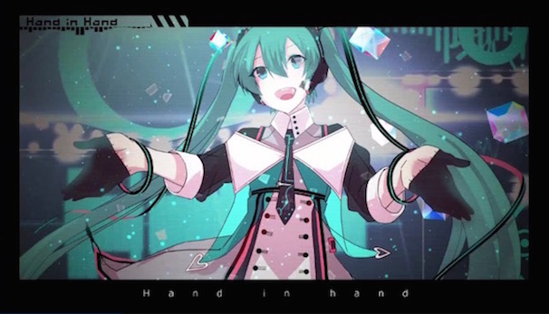 「Hand in Hand (Magical Mirai ver.)」1/動画のスクリーンショット