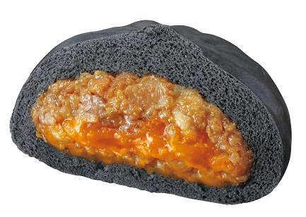 伝説のすた丼が真っ黒な中華まんに! サークルKとサンクスで限定発売