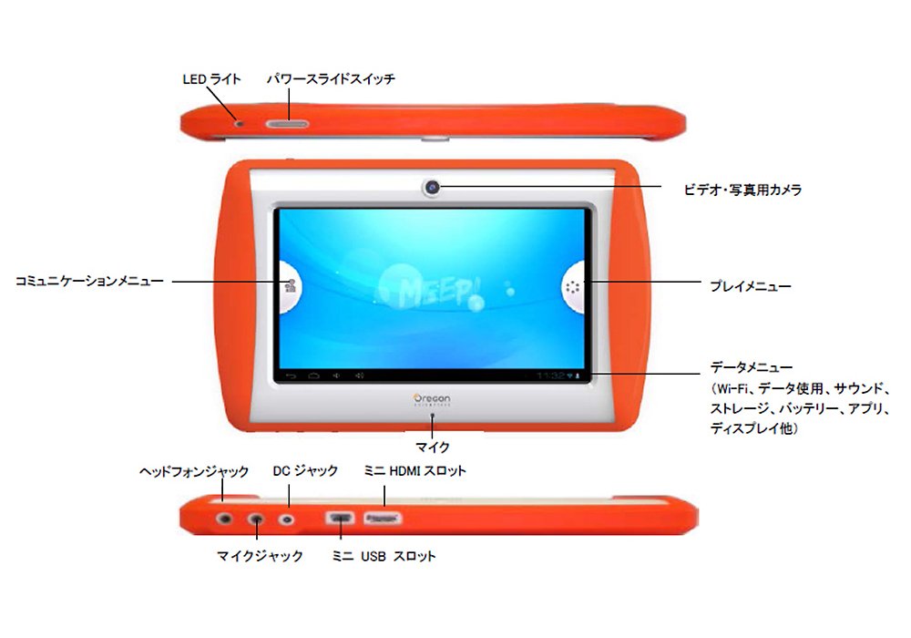 画像2: 日本トイザらス、子ども専用Androidタブレット「MEEP！」発表。アメリカでは25万台販売