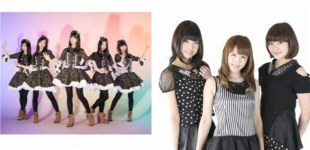 左：東京女子流 | 右：Negicco