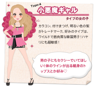 「小悪魔ギャル」タイプ