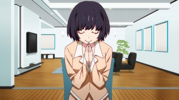 猫物語（白）　羽川翼　かわいい