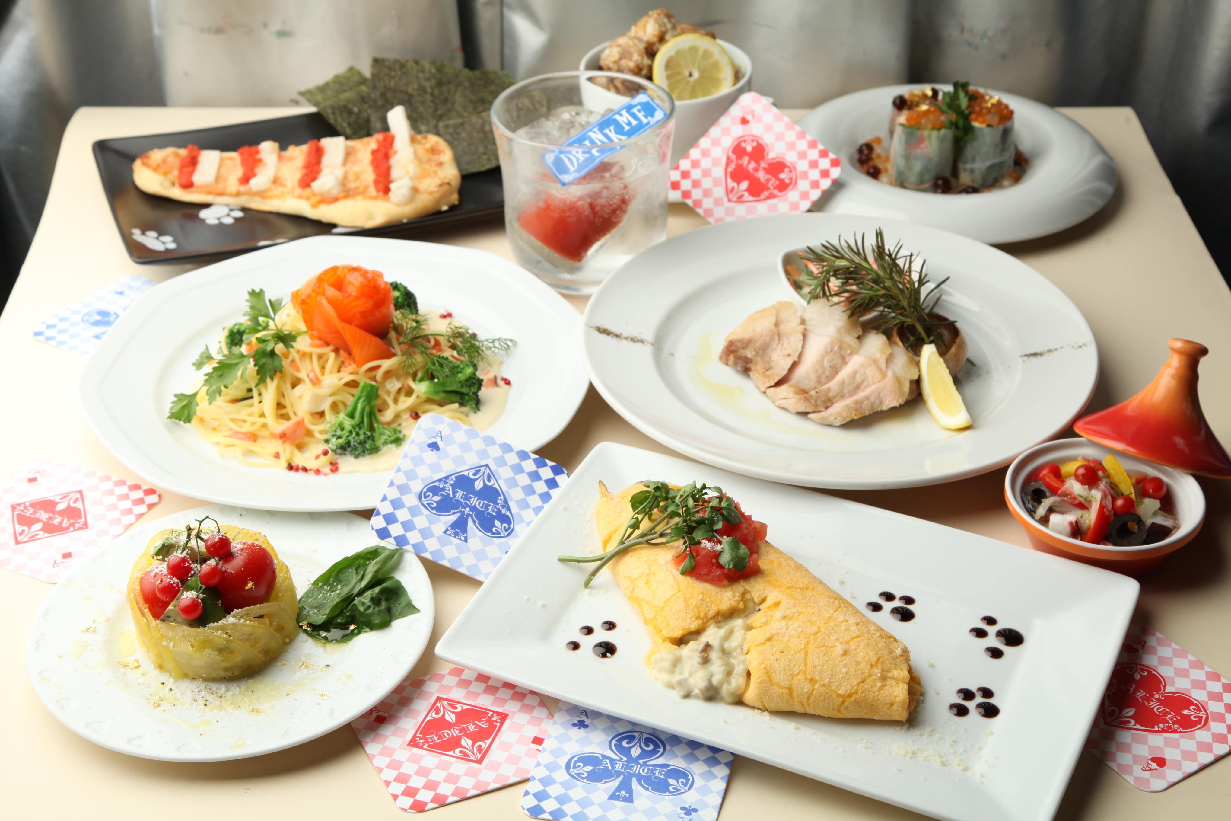 英国ロイヤル・バレエ団と『不思議の国のアリス』ファンタジーレストランがコラボ