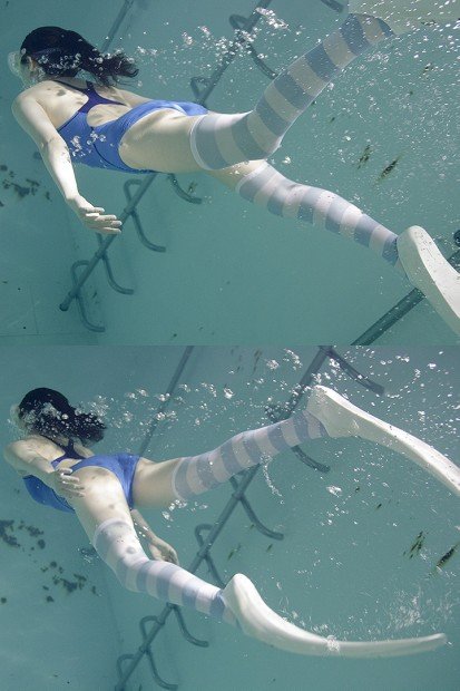 『水中ニーソ』収録サンプル写真