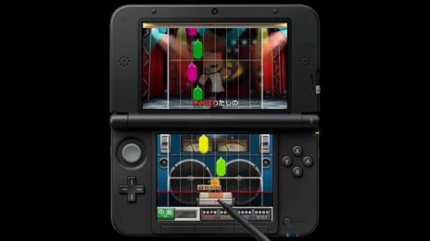 演奏はタッチペンをスライドさせながら行う。