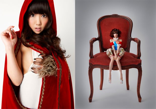 須﨑祐次さんのコスプレ写真集最新作『COSPLAY made in Japan』写真展　左は天野あいさん、右は西舘さをりさん
