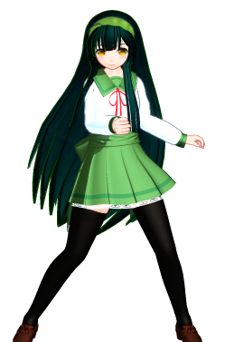 リアル頭身 東北ずん子 MMDモデル