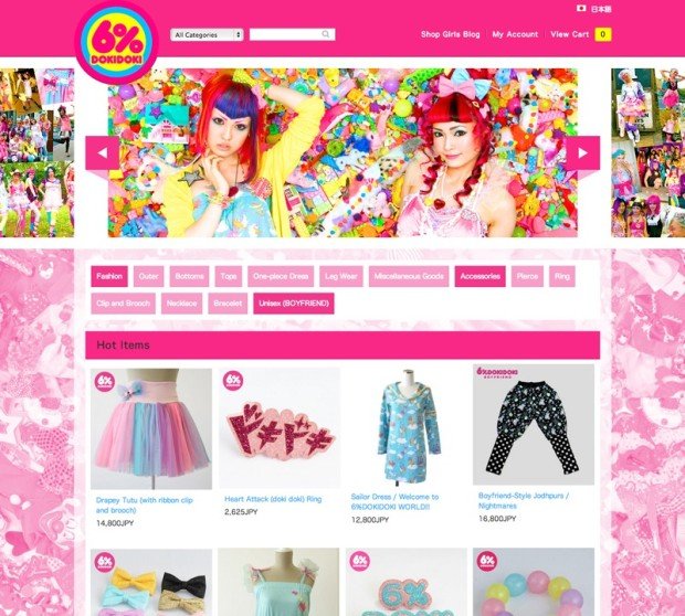 6%DOKIDOKI 海外向けショップ