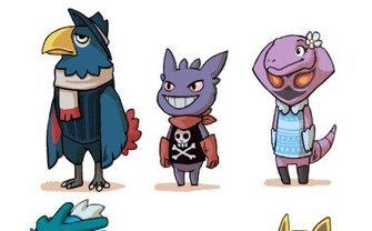 可愛すぎるよおおお！  ポケモン×どうぶつの森のイラストが話題に