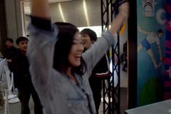 「ピンポン THE DREAM MATCH」でやったーの図