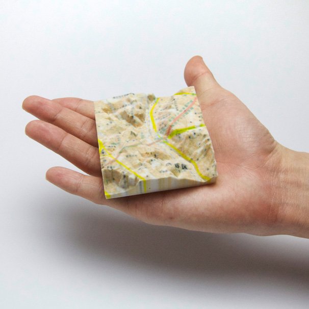 「rinkak 凸凹地図」の作例