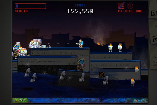 迫る敵を倒せ！