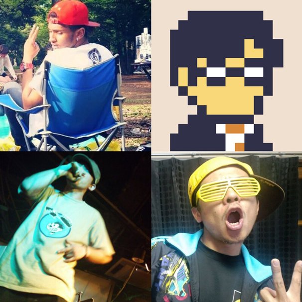 左上から時計回りにACEさん、DOTAMAさん、シオマリアッチ、黄猿さん