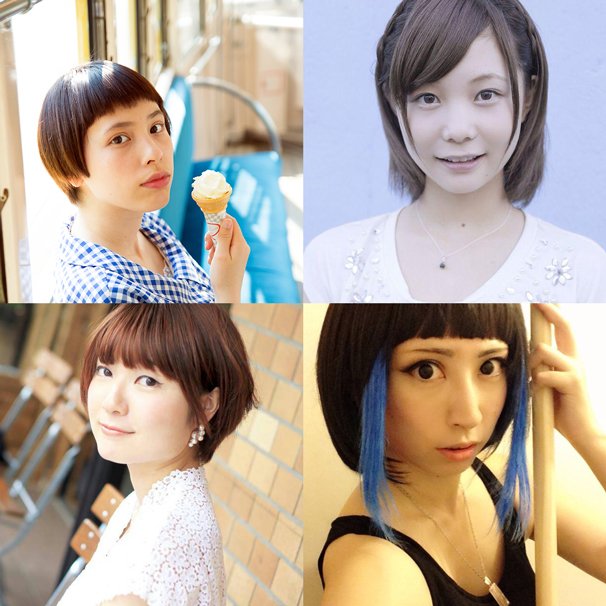 左上から時計回りにレイチェルさん、真奈さん、まさじさん、塩谷舞さん