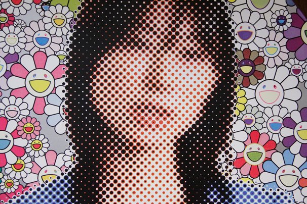 村上隆さんによる、東京都議会でのセクハラヤジ被害で一躍世間の耳目を集めることとなった塩村文夏都議らしき女性のポートレート2