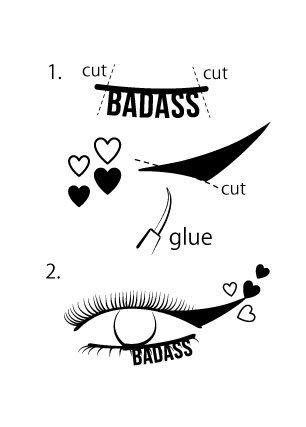 ペーパーラッシュのカットの仕方