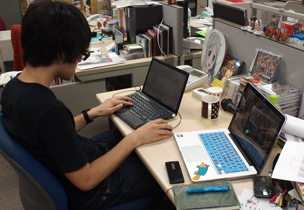 仕事の様子