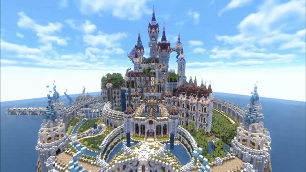 Minecraftで美しすぎる 魔法の城 建築 大人気の建築動画 Kai You Net