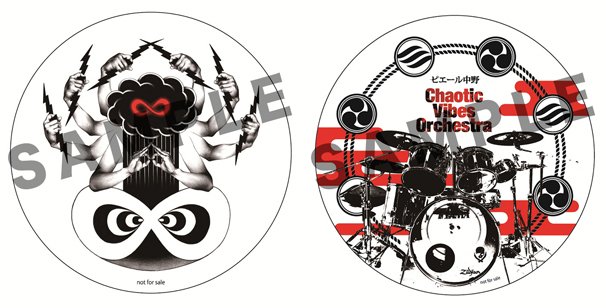 左：TSUTAYA特典ステッカー　右：タワーレコード特典ステッカー