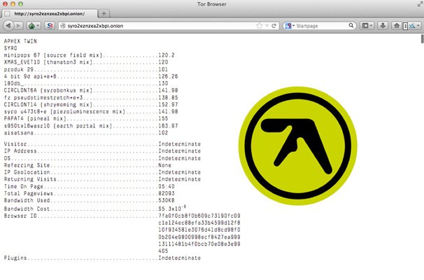 Torブラウザでの表示