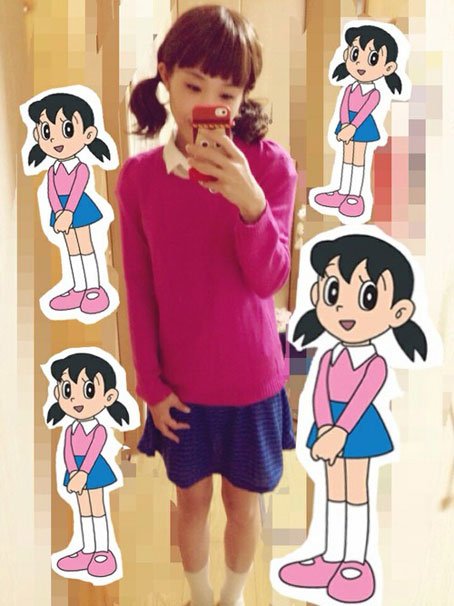 ちゃーちゃんさんのしずかちゃんコーディネート