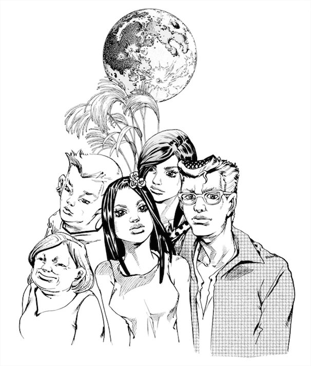 荒木飛呂彦さん新作イラスト（画像はティザーサイトより）