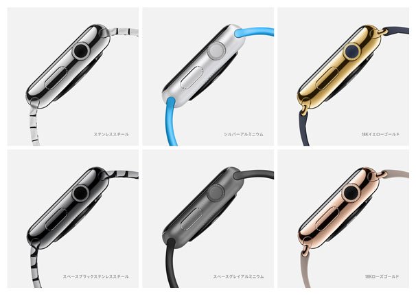 Apple Watchの各モデル一覧