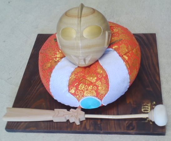 ”ウルトラ木魚”見た目とは裏腹にいい音だったとの意見も。