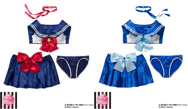 「Newセーラームーンなりきりブラセット」／左：セーラームーン　右：セーラーマーキュリー