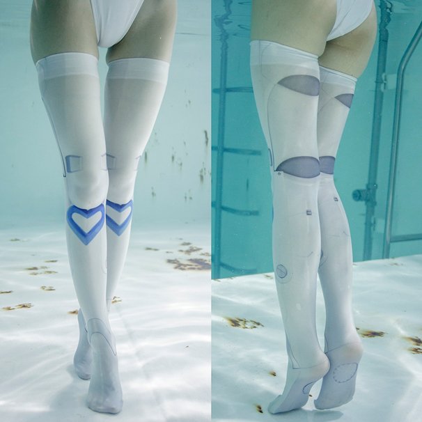 「水中ニーソニーソ」水中専用ニーソ Ver.