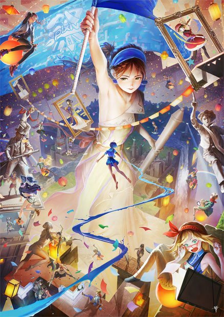 お絵描き世界を表現！ 六本木ヒルズ展望台のpixiv祭ハロウィンパーティー