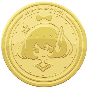 みみめめMIMIの指定するオリジナルイベントで無償配布されるオリジナルメダル