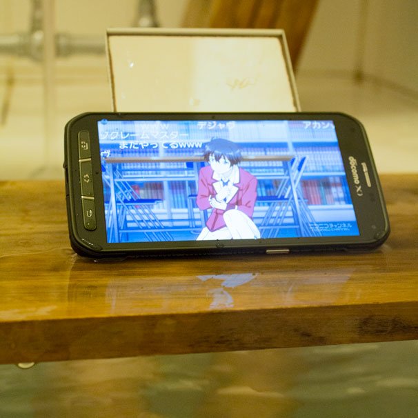 お風呂でアニメ！