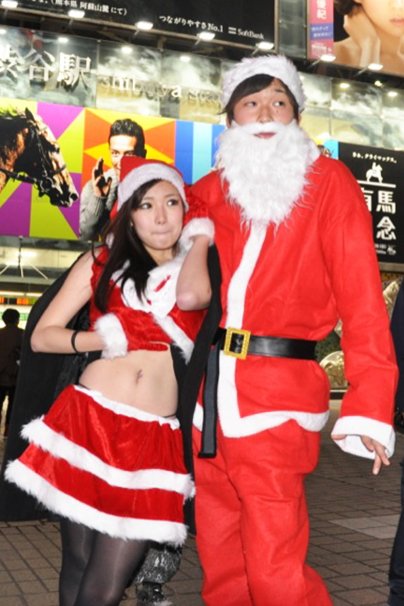 2014年12月25日 クリスマス様子@渋谷