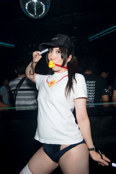 夜人ジジさん@フェチフェスナイト　写真協力：林健太
