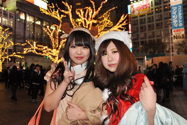 2014年12月25日 クリスマス様子@渋谷