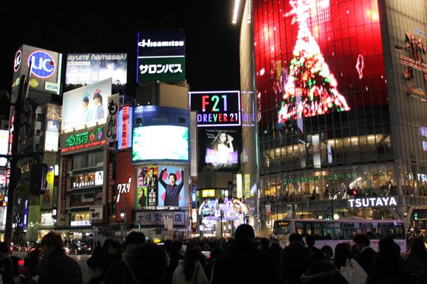 2014年12月25日 クリスマス様子@渋谷