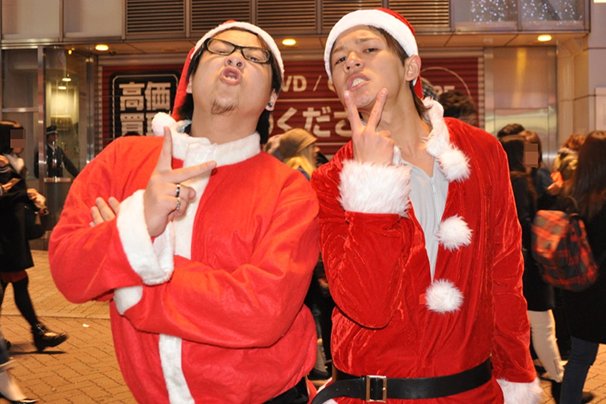2014年12月25日 クリスマス様子@渋谷