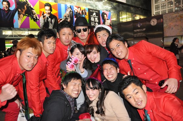 2014年12月25日 クリスマス様子@渋谷