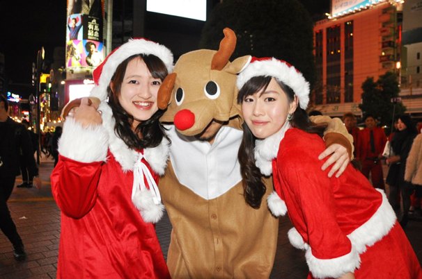 2014年12月25日 クリスマス様子@渋谷
