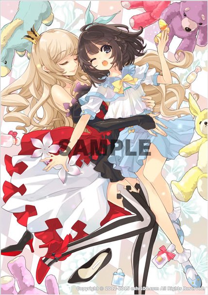 いとうのいぢさんの展示作品/画像は公式Webサイトより/(C)2012-2015 eshi100.com All Rights Reserved.