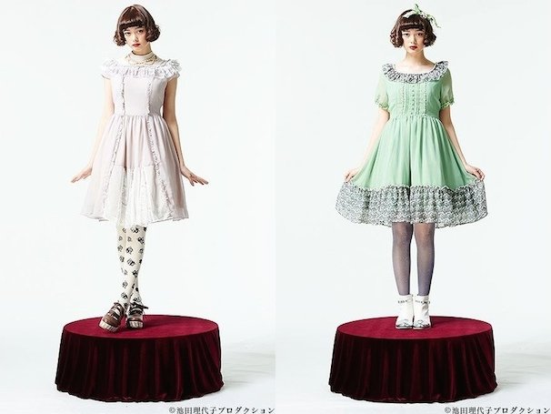 左：「マリー・アントワネットドレスワンピース～わたしはいま……ベルサイユの女王！！～」 │ 右：「マリー・アントワネットドレスワンピース～まるで春のかおりそのもののようなかた！～」