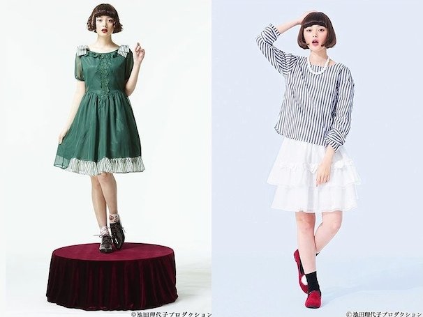 左：「マリー・アントワネットドレスワンピース～あなたってすばらしいわベルタン！～」 │ 右：「マリー・アントワネット パニエ」