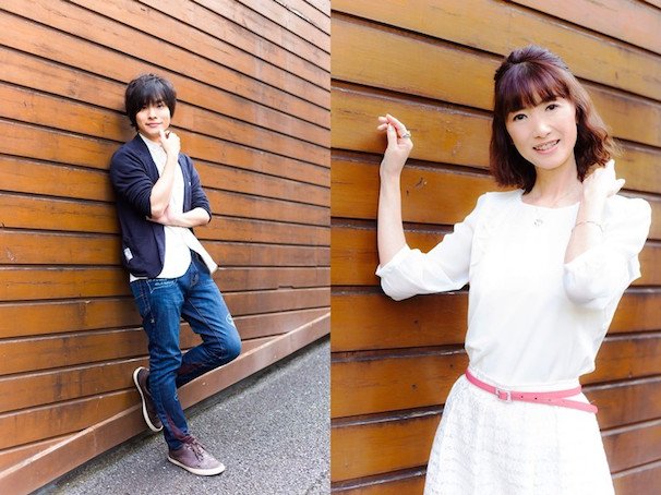 左・岡本信彦さん（主人公・ノーマン役）／右・日野由利加さん（ノーマンの母・ノーマ役）